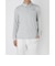ランバン スポール LANVIN SPORT 変形ヘリンボーンジャカード長袖ポロシャツ【吸汗速乾／UV