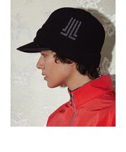 ランバン スポール LANVIN SPORT ツバ付きソフトラメニットキャップ