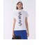 ランバン スポール LANVIN SPORT ロゴプリントボトルネック半袖シャツ【Sunscreen NIR／UV】