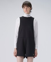 ランバン スポール LANVIN SPORT ダンボールニットノースリーブサロペット