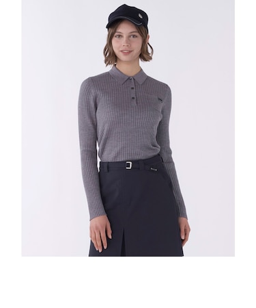 ランバン スポール LANVIN SPORT ニット長袖ポロシャツ