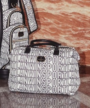 ランバン スポール LANVIN SPORT ロゴデザインボストンバッグ