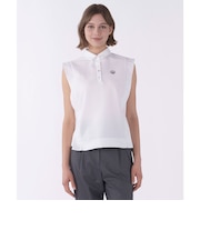 ランバン スポール LANVIN SPORT 異素材MIXノースリーブシャツ【UV】