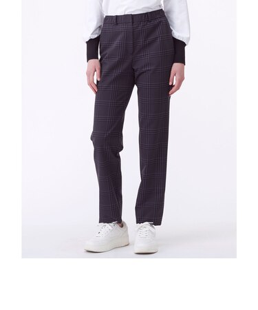 ランバン スポール LANVIN SPORT 総柄イージーテーパードパンツ【はっ水／蓄熱保温】