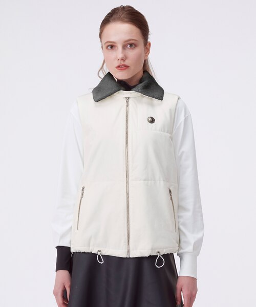 ランバン スポール LANVIN SPORT 中わたアウターベスト【HEAT NAVI