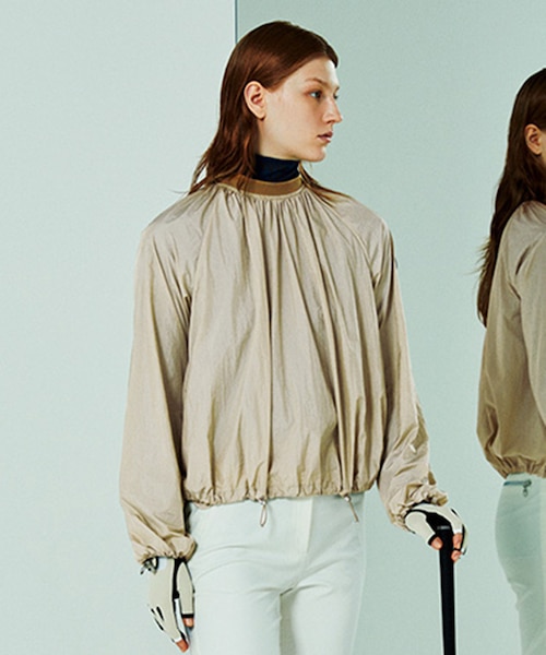 ランバン スポール LANVIN SPORT ギャザーデザインブルゾン｜デサント
