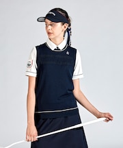 『SEASON COLLECTION』ロゴジャカードニットベスト