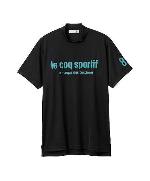 LECOQ SPORTIFモックネック半袖シャツMサイズ新品13200円ルコック 流通限定モデル】モックネック半袖シャツ｜ルコック マンシング