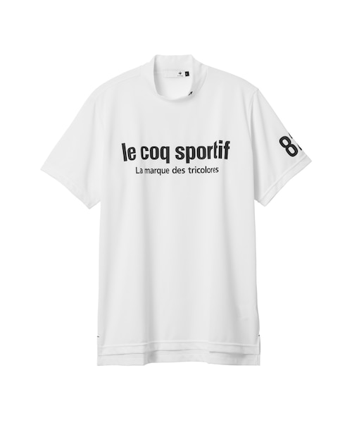 LECOQ SPORTIFモックネック半袖シャツMサイズ新品13200円ルコック ゴルフ用】le coq sportif GOLF ルコック 半袖オーバーサイズ