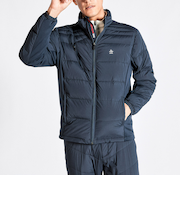 『SEASON COLLECTION』ストレッチウーブンXボンディングニットハイブリッドダウンブルゾン