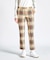 『SEASON COLLECTION』先染めタータンチェックツイルパンツ(9分丈)