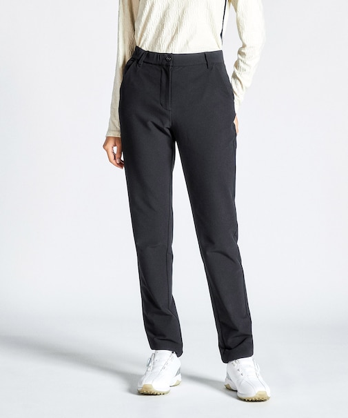 『ENVOY』はっ水ストレッチ裏起毛ドビーカルゼパンツ(フルレングス)