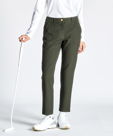 『SEASON COLLECTION』ストレッチ千鳥ジャカード9分丈パンツ
