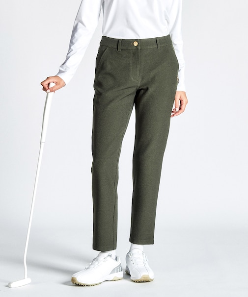 『SEASON COLLECTION』ストレッチ千鳥ジャカード9分丈パンツ