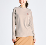 『SEASON COLLECTION』HEAT NAVIボーダーモックネック長袖シャツ