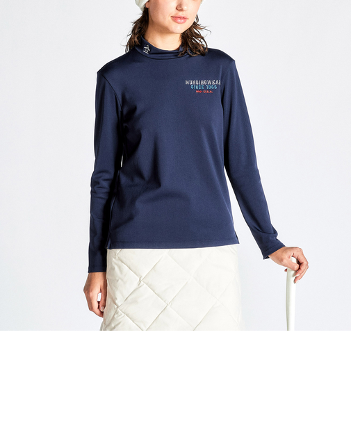 『SEASON COLLECTION』保温モックネック長袖シャツ