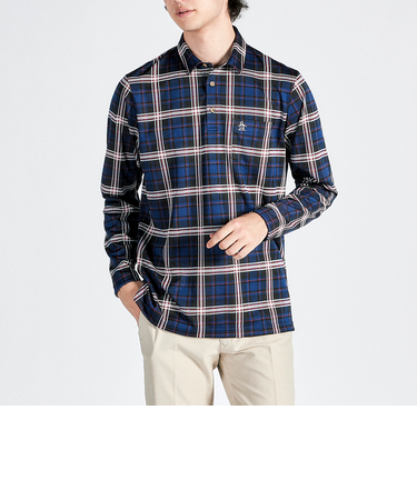 『SEASON COLLECTION』チェックジャカードテーラーカラーシャツ