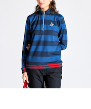 『SEASON COLLECTION』HEAT NAVIボーダーハーフジップ長袖シャツ