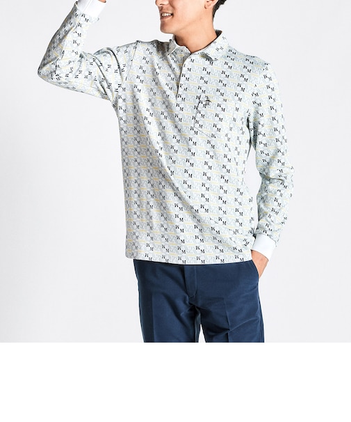『SEASON COLLECTION』ヒートナビ総柄プリント長袖シャツ
