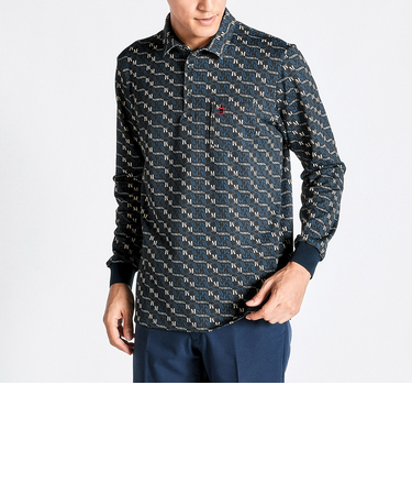 『SEASON COLLECTION』ヒートナビ総柄プリント長袖シャツ