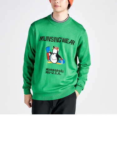 『ENVOY』HEATNAVIボーダーモックネック長袖シャツ