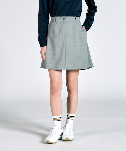 『STANDARD COLLECTION』毛混サイドプリーツスカート