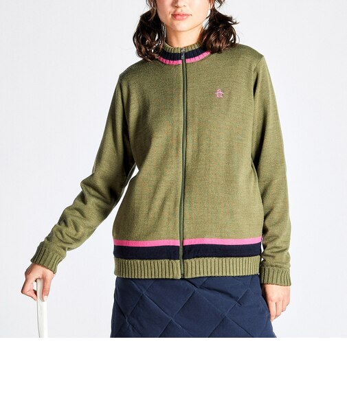 『SEASON COLLECTION』防風裏付きニットブルゾン