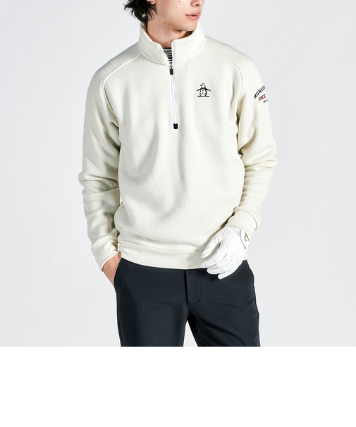 『SEASON COLLECTION』吸湿発熱ハーフジップカットソー