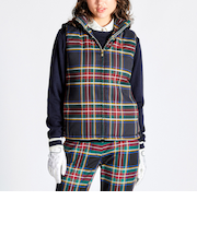 『SEASON COLLECTION』HEAT NAVI 先染めチェック中わたベスト