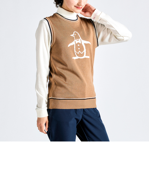 『SEASON COLLECTION』ペンギンロゴジャカードニットベスト