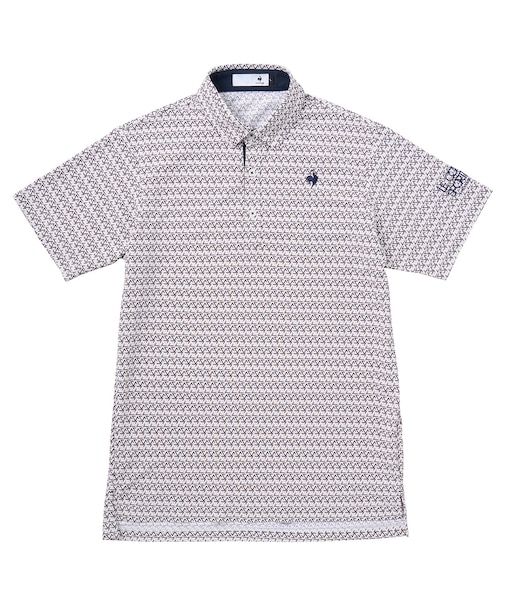 トライアングル小柄半袖シャツ