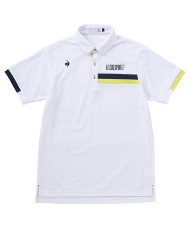 メッシュ小柄ジャガード半袖シャツ