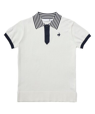 ニット半袖シャツ