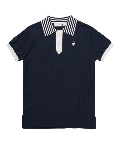 ニット半袖シャツ