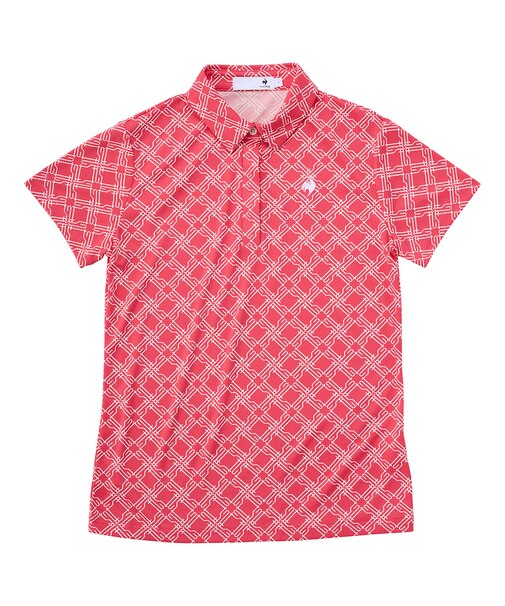 総柄半袖シャツ