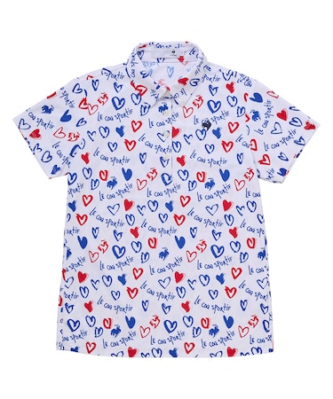 ニワトリハート半袖シャツ