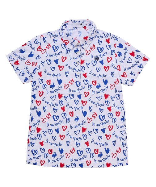 ニワトリハート半袖シャツ