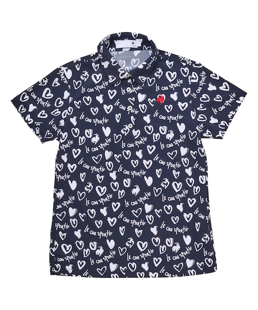 ニワトリハート半袖シャツ