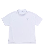 （ワイドシルエット）モックネック半袖シャツ