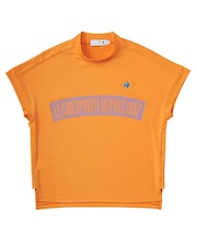 （ワイドシルエット）モックネック半袖シャツ