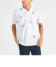 『SEASON』70周年記念 アーカイブペンギン飛び刺繍 半袖ポロシャツ