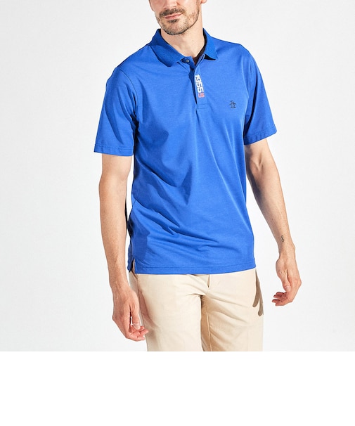 『SEASON』サンスクリーンストレッチ天竺半袖ポロシャツ