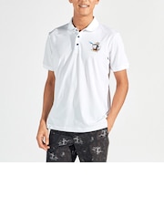 『SEASON』SUNSCREEN 鹿の子アーカイブペンギン刺繍半袖ポロシャツ