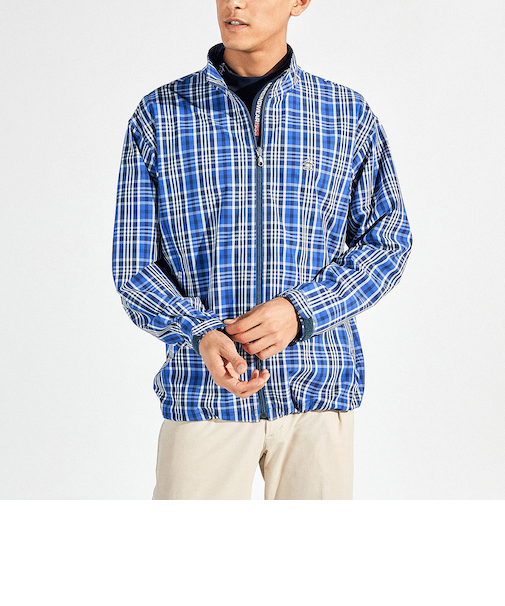 『SEASON』360°ストレッチチェック柄ジャケット