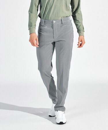 『SEASON』360°ストレッチギンガムチェックLポケットパンツ