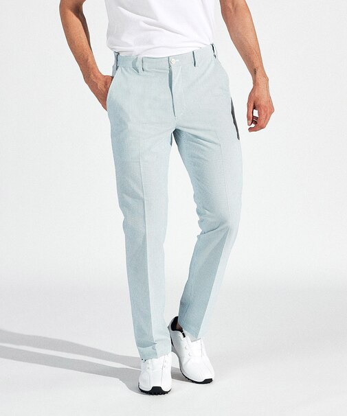 『SEASON』ウエストフリーシアサッカーストライプパンツ