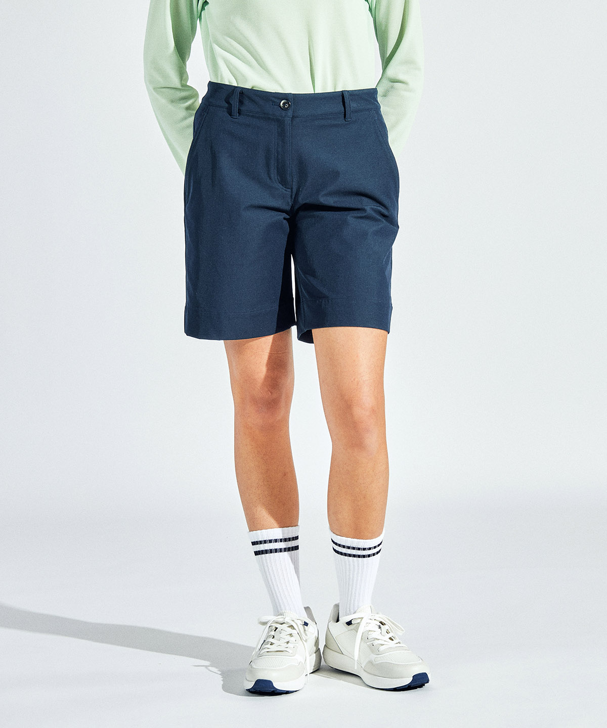 『STANDARD COLLECTION』360° Series ストレッチカルゼハーフパンツ　9号股下22cm丈