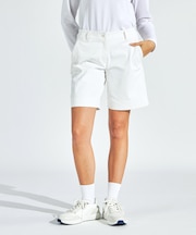 『STANDARD COLLECTION』Munsingwear's WHITEストレッチハーフパンツ　9号股下22cm丈