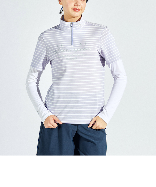 『SEASON COLLECTION』SUNSCREEN 袖脱着スタンドジップ半袖シャツ