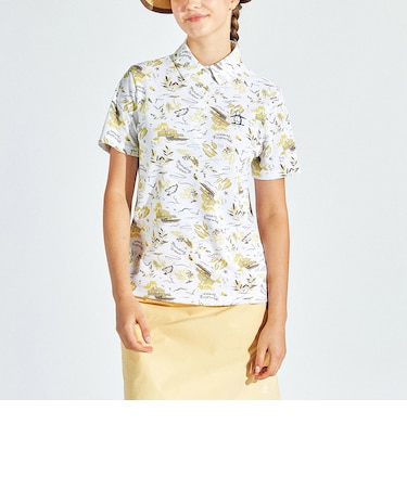 『SEASON COLLECTION』SUNSCREEN フィラシス鹿子リゾートプリント半袖シャツ